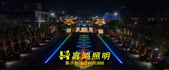 感应地砖灯